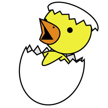 chicken hatching out of egg